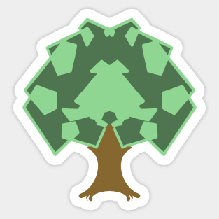 Geometric Tree Sticker